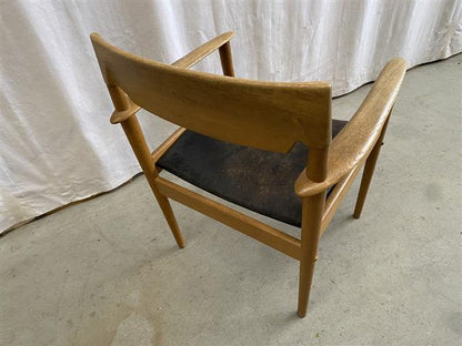 Sedia Grete Jalk vintage design danese anni 60 [j43727] misure L.64 H.80 P.50
