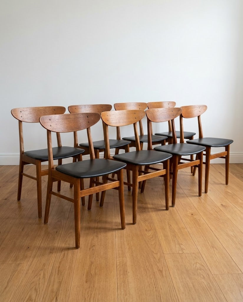 Set 8 sedie Farstrup n.210 design danese vintage anni 50 | 99vnt4