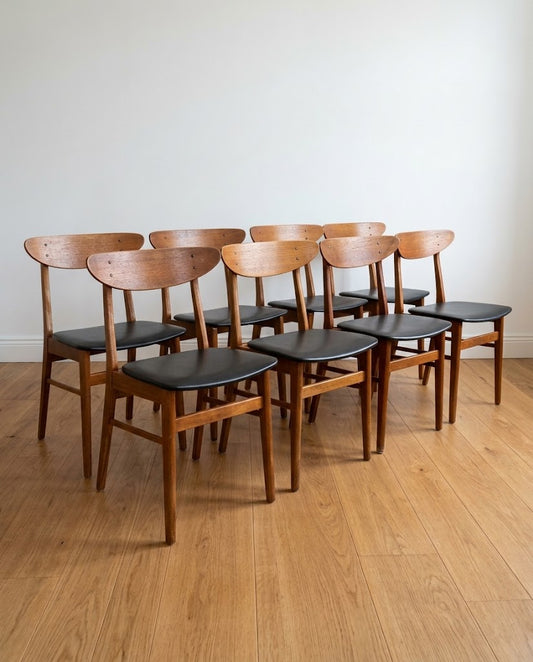Set 8 sedie Farstrup n.210 design danese vintage anni 50 | 99vnt4