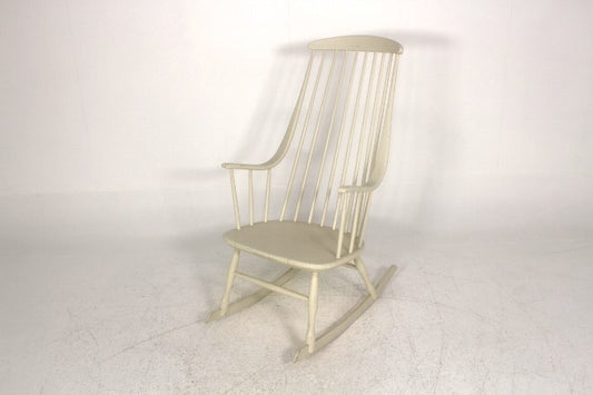 Sedia a dondolo"Bohem" Lena Larsson for Nesto design svedese vintage anni 60 [sw12172] misure L.58 H.106,5 P.84
