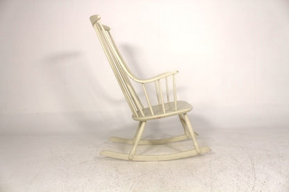 Sedia a dondolo"Bohem" Lena Larsson for Nesto design svedese vintage anni 60 [sw12172] misure L.58 H.106,5 P.84