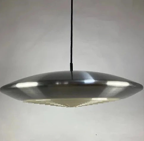 Lampadario a sospensione Johammerborg mod.Diskos design danese vintage anni 50 [ck1362]