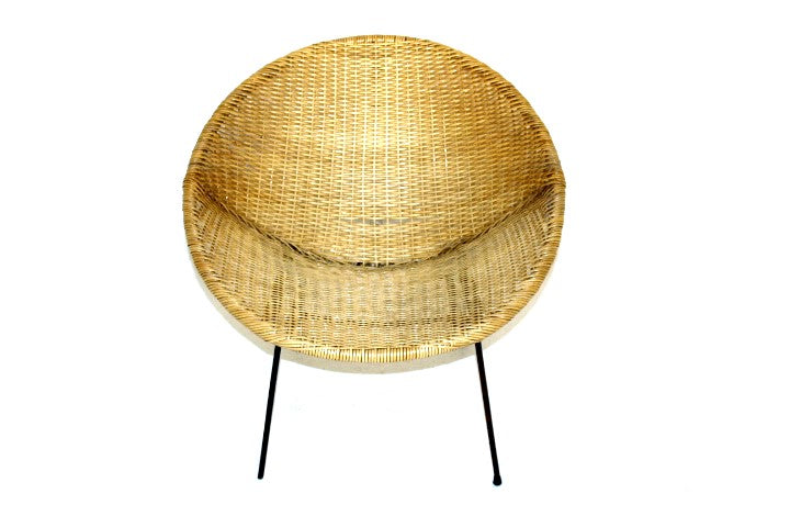 Poltroncina design danese vintage anni 50 [sw15094] misure L.69 H.65 P.72