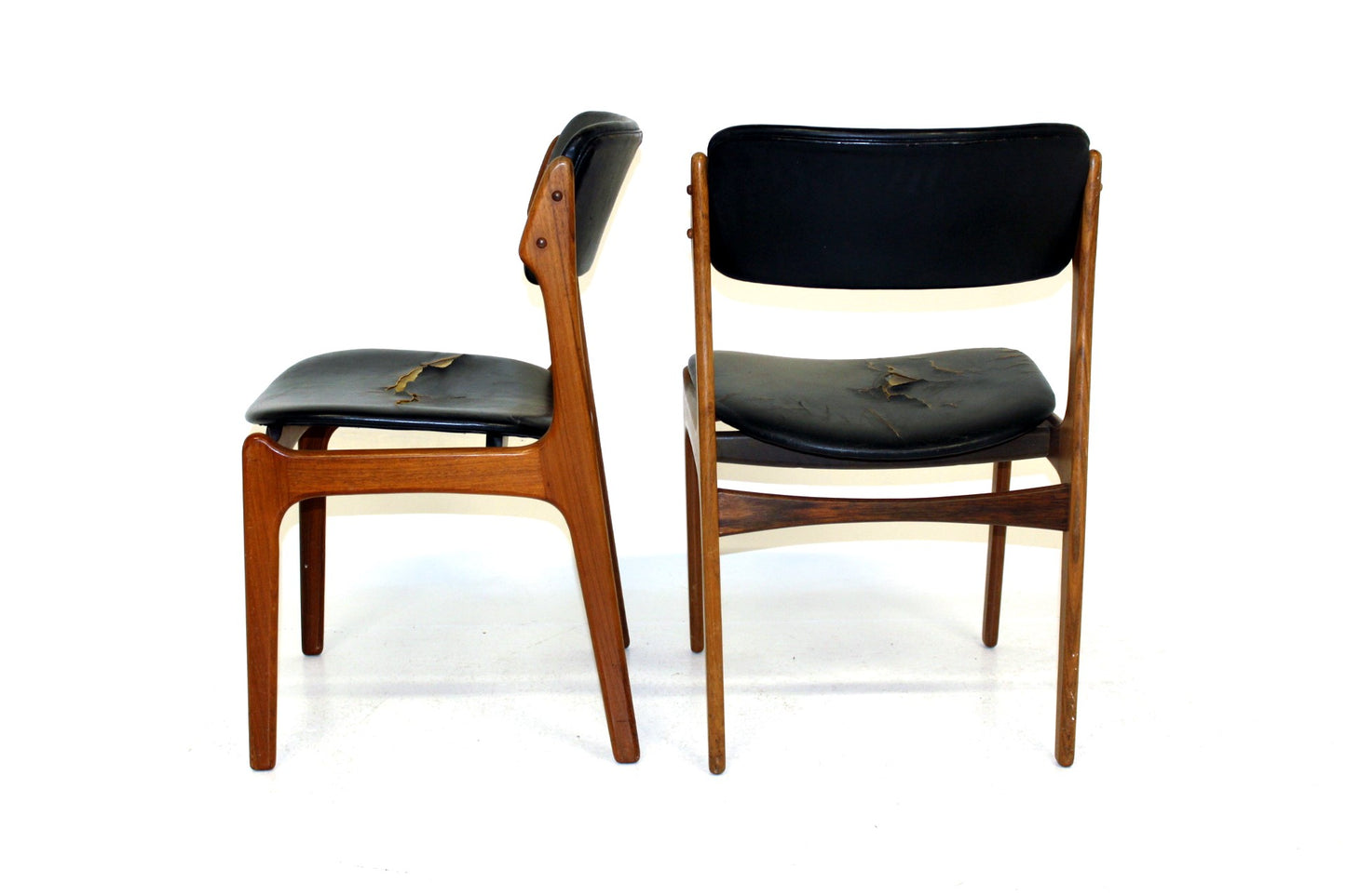 Sedie Eric Buck design danese vintage anni 60 [sw15191] misure L.50 H.80 P.45