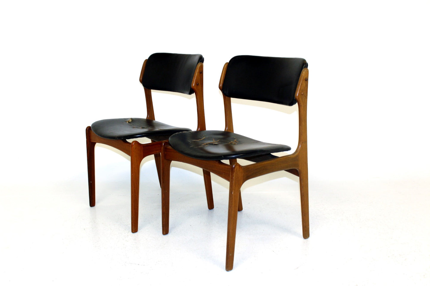 Sedie Eric Buck design danese vintage anni 60 [sw15191] misure L.50 H.80 P.45