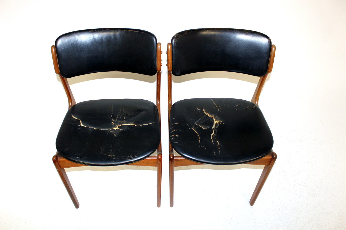 Sedie Eric Buck design danese vintage anni 60 [sw15191] misure L.50 H.80 P.45