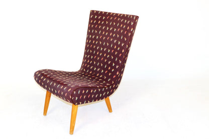 Poltrona design danese vintage anni 50 [sw16078] misure L.55 H.86 P.72