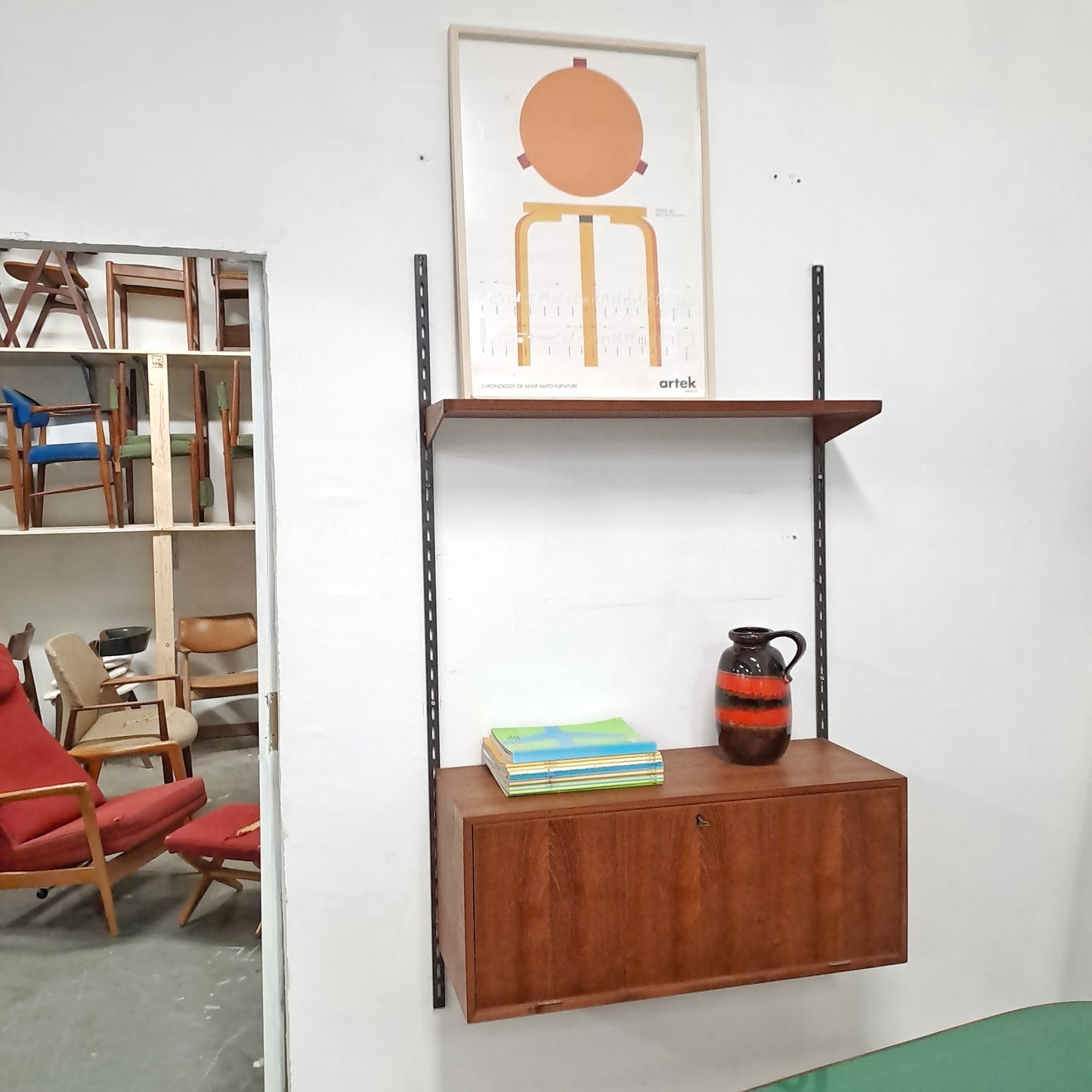 Libreria Kai Kristiansen design danese vintage anni 50 [57j36618kai2]