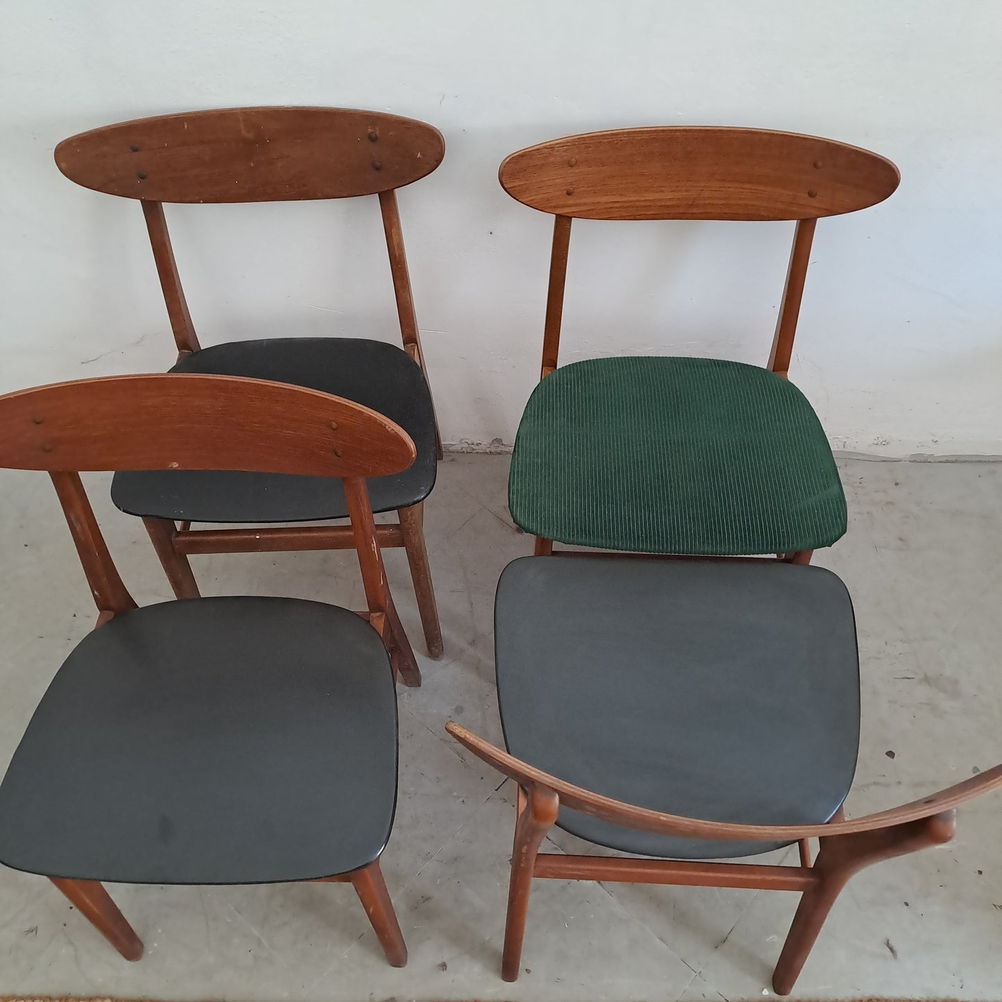 Sedie Farstrup n.210 design danese originale vintage anni 60 [76j4b]