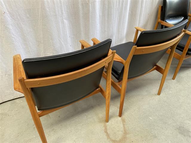 Sedie Arne Vodder vintage design danese anni 60 [j43279] misure su richiesta