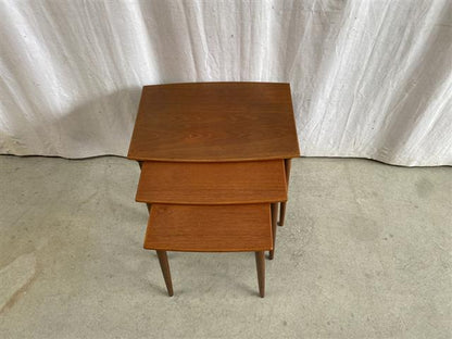 Tavolini tris design danese vintage anni 50 [jal43273]