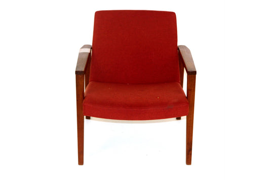 Poltrona design danese vintage anni 50 [sw19315] misure L.66,5 H.71 P.77