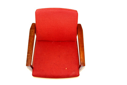 Poltrona design danese vintage anni 50 [sw19315] misure L.66,5 H.71 P.77