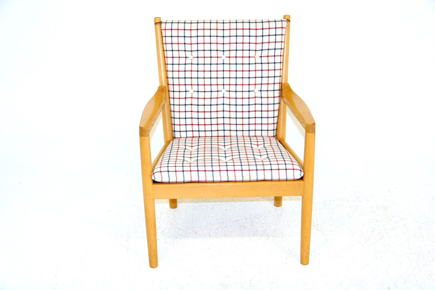 Poltroncina "FH 1788" Hans Wegner design danese vintage anni 80 [sw19844] misure L.65 H.89 P.68