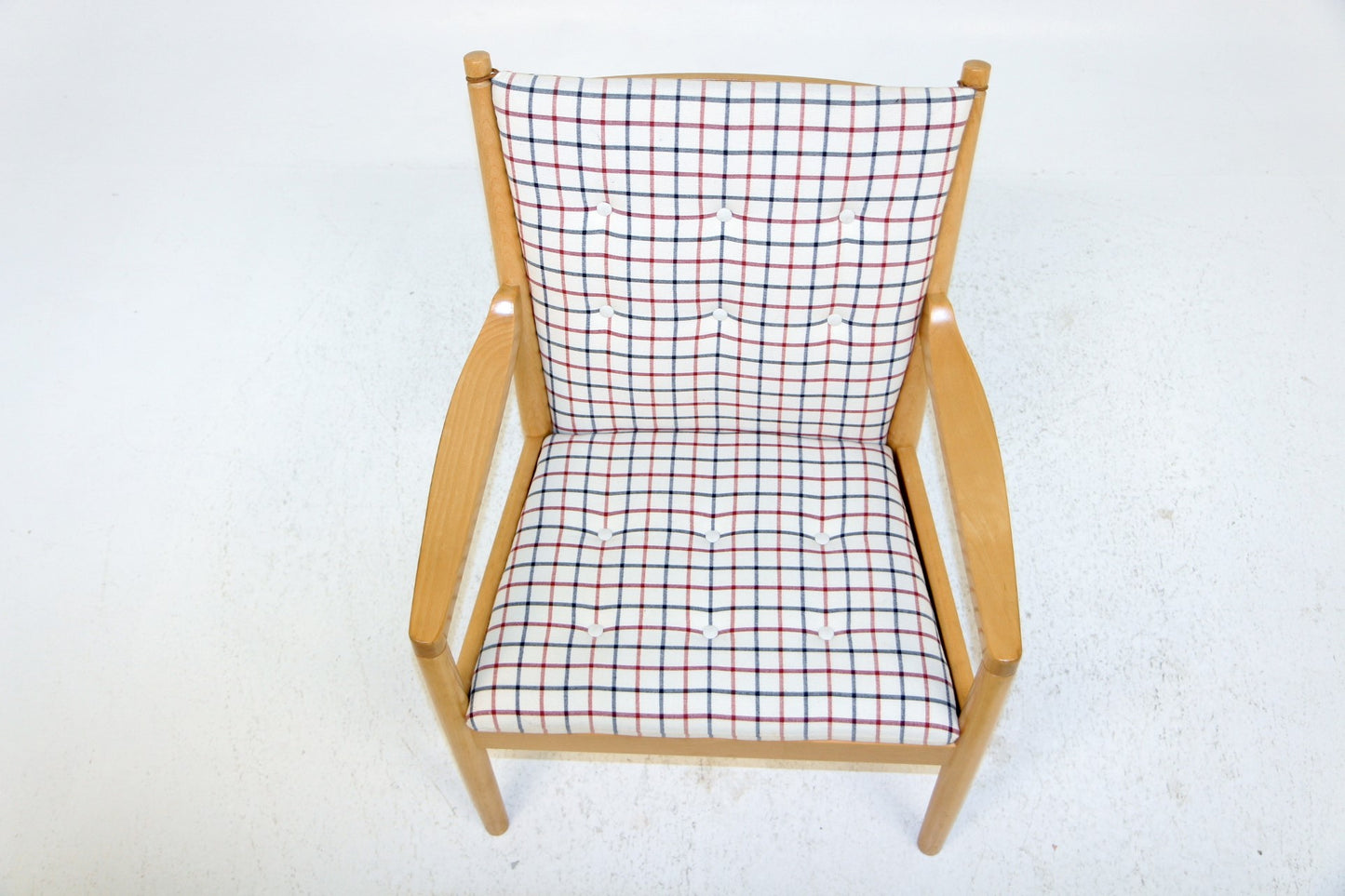 Poltroncina "FH 1788" Hans Wegner design danese vintage anni 80 [sw19844] misure L.65 H.89 P.68