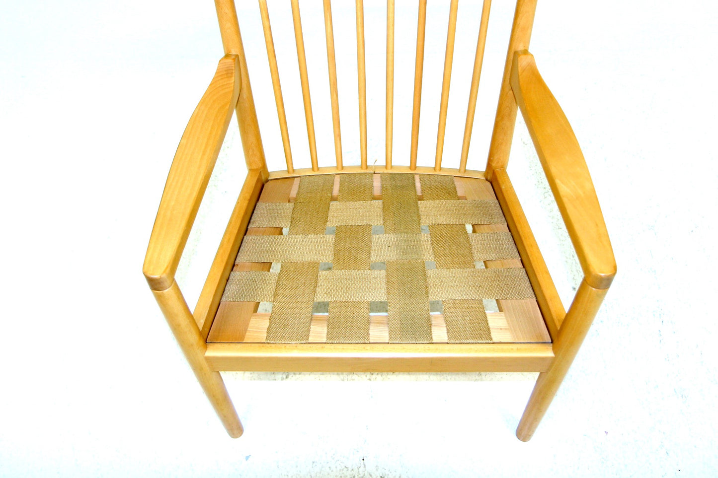 Poltroncina "FH 1788" Hans Wegner design danese vintage anni 80 [sw19844] misure L.65 H.89 P.68