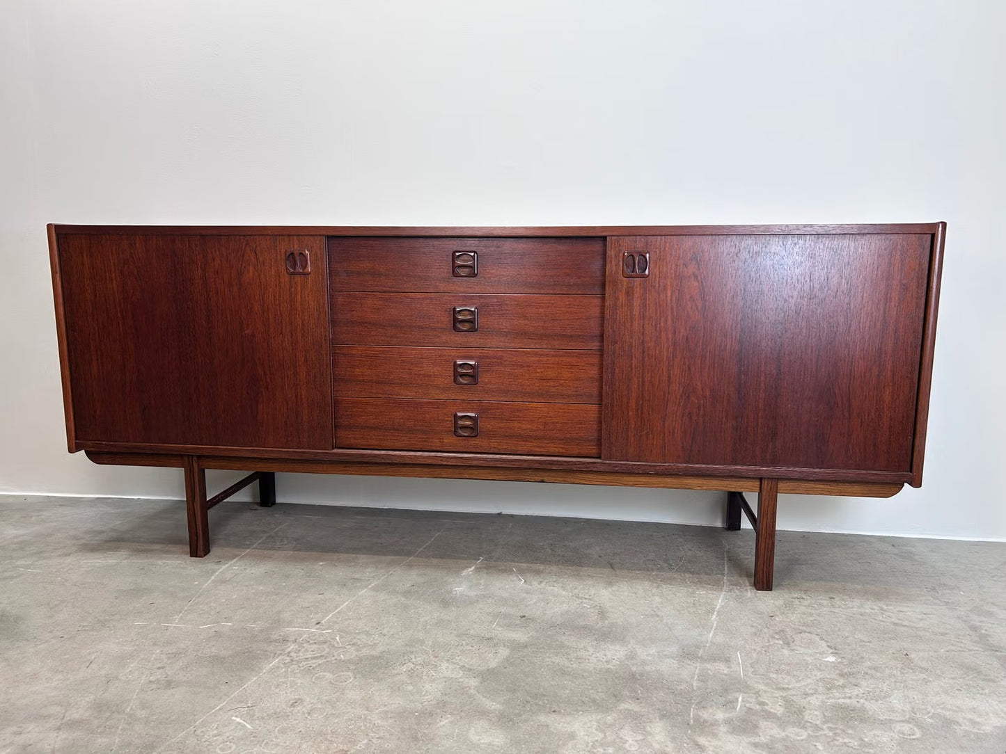 Sideboard Erik Wørts palissandro design danese anni 50 | nr9268