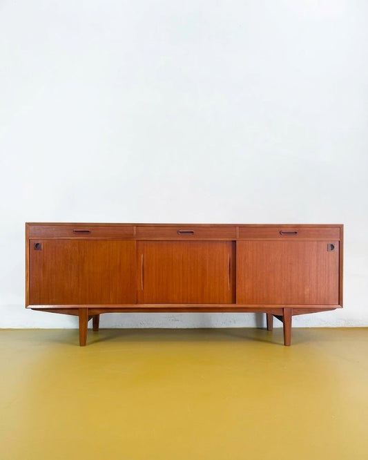 Sideboard Danese Teak 200cm Anni 50 Ante Scorrevoli | 200cm | 91vnt4