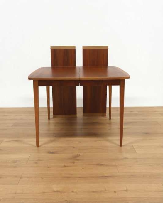 Tavolo Svedese Vintage 1950 Quadrato Teak e Quercia | Ø100 | 100sw29600