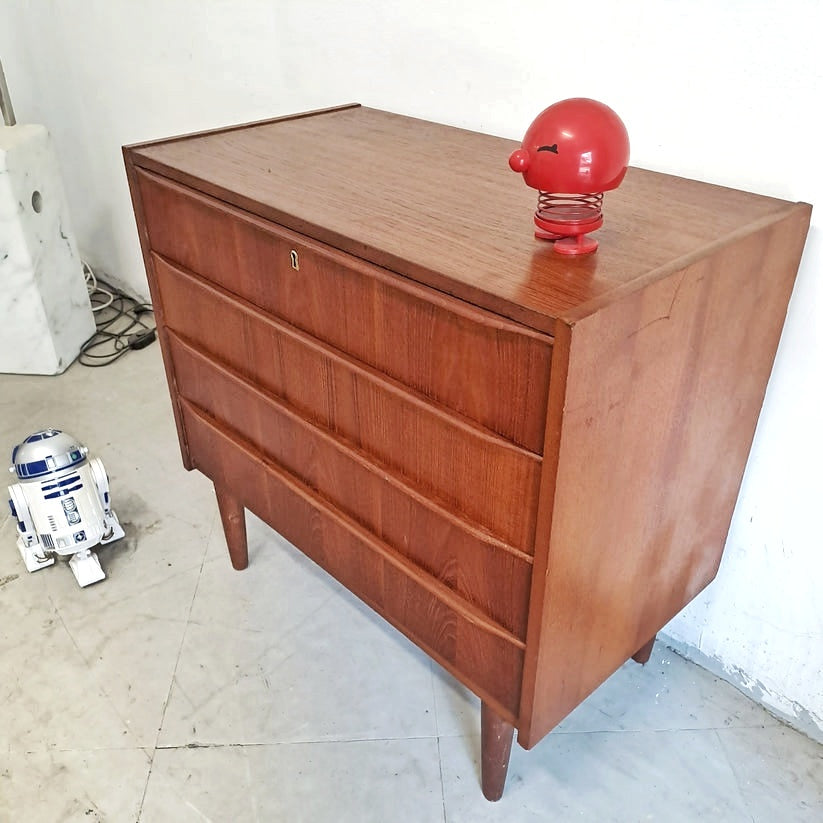 Cassettiera design danese originale vintage anni 50 [68j-40039]