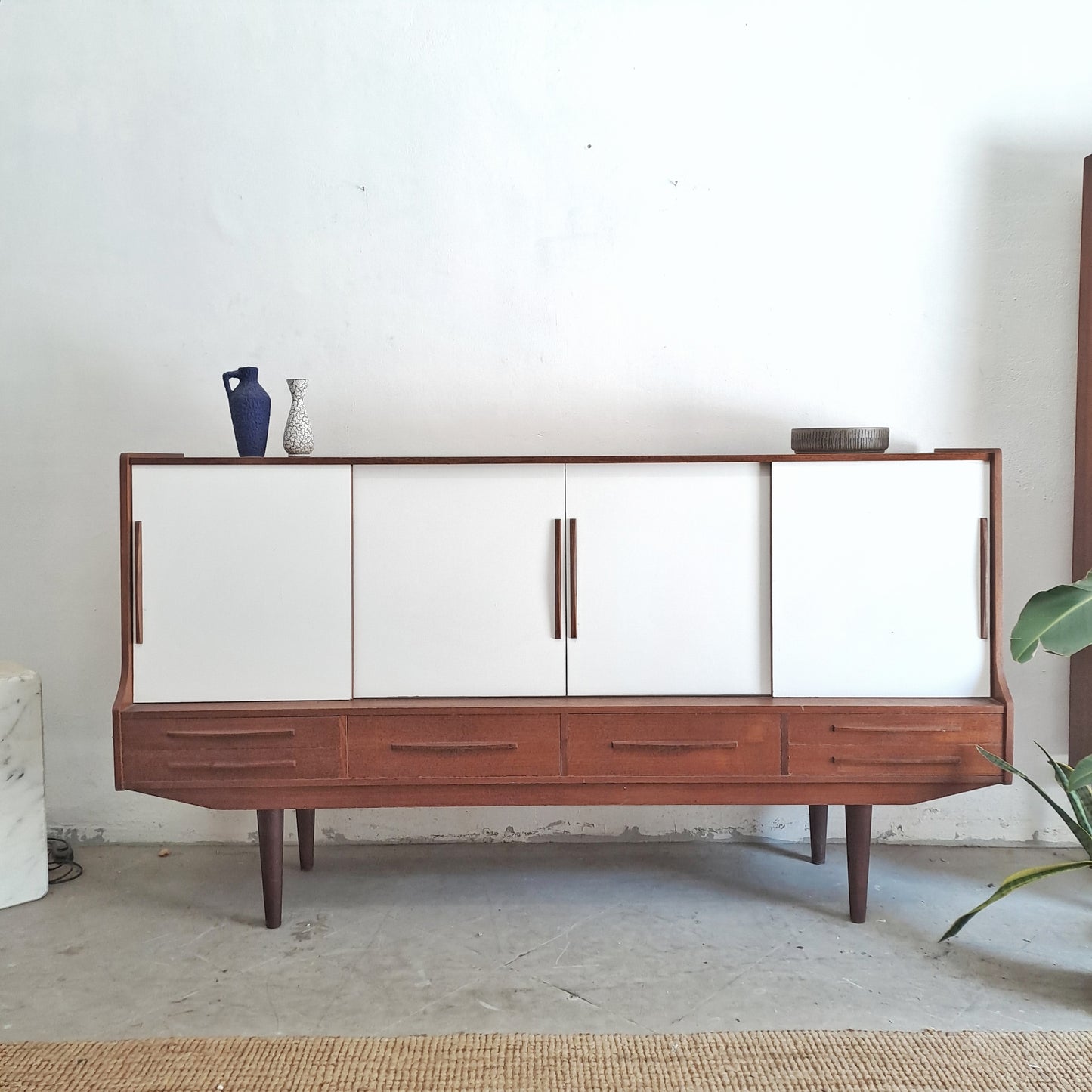 Credenza design danese originale anni 60 [64sea-10897] misure L.200 H.112 P.45