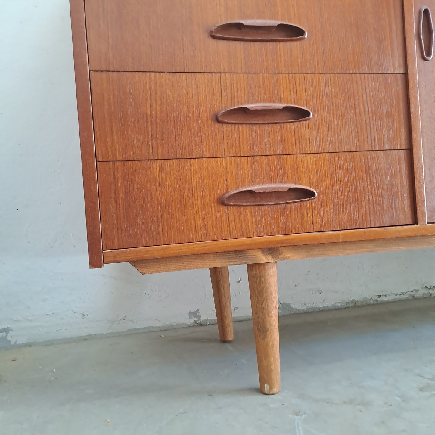 Sideboard design danese vintage anni 50 [75ck6-1298]