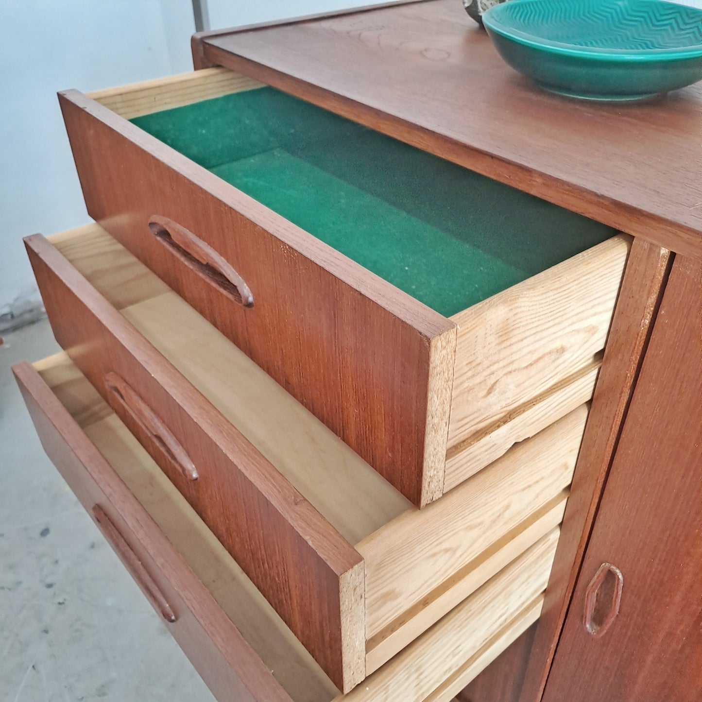 Sideboard design danese vintage anni 50 [75ck6-1298]