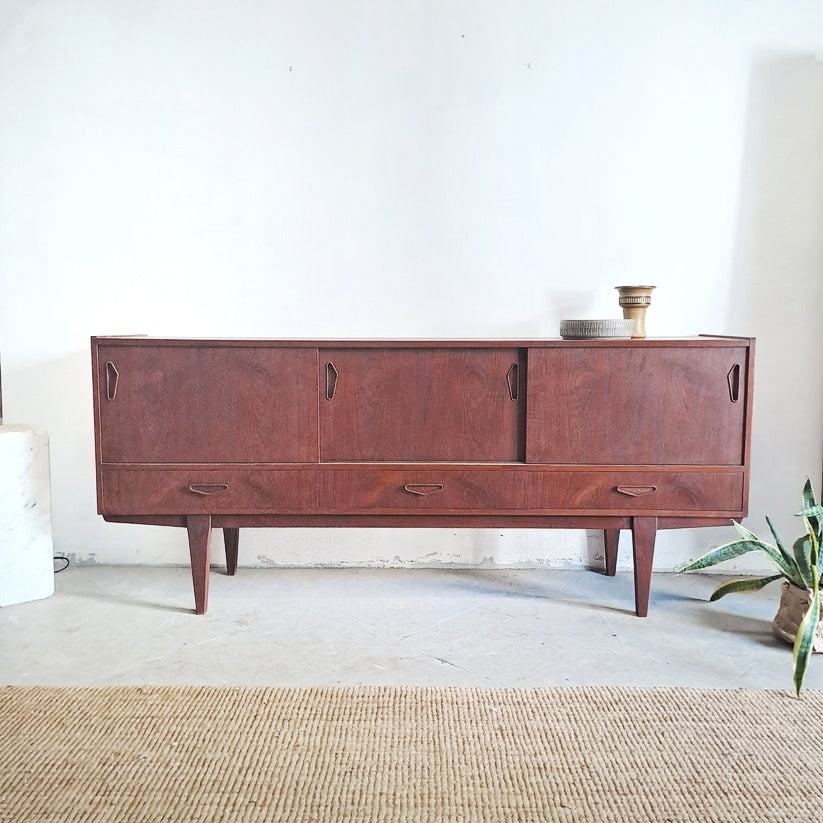 Sideboard vintage design danese originale anni 50 [68p-3] misure L.198 H.86 P.45