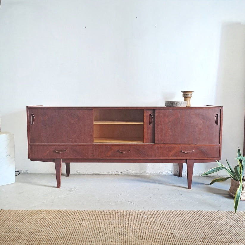 Sideboard vintage design danese originale anni 50 [68p-3] misure L.198 H.86 P.45