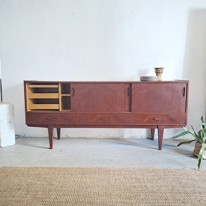 Sideboard vintage design danese originale anni 50 [68p-3] misure L.198 H.86 P.45