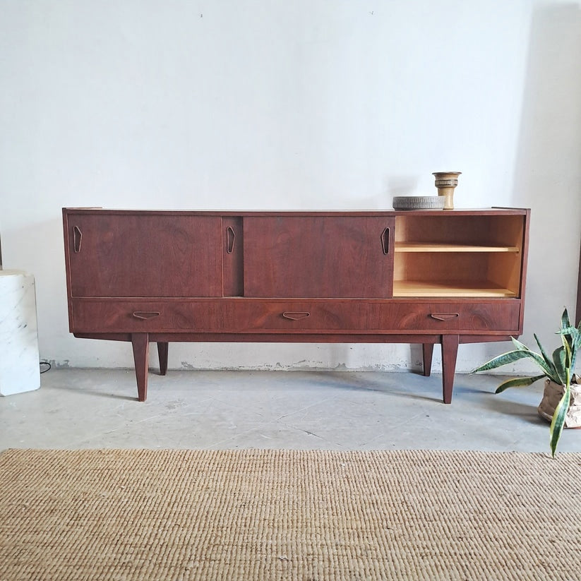 Sideboard vintage design danese originale anni 50 [68p-3] misure L.198 H.86 P.45