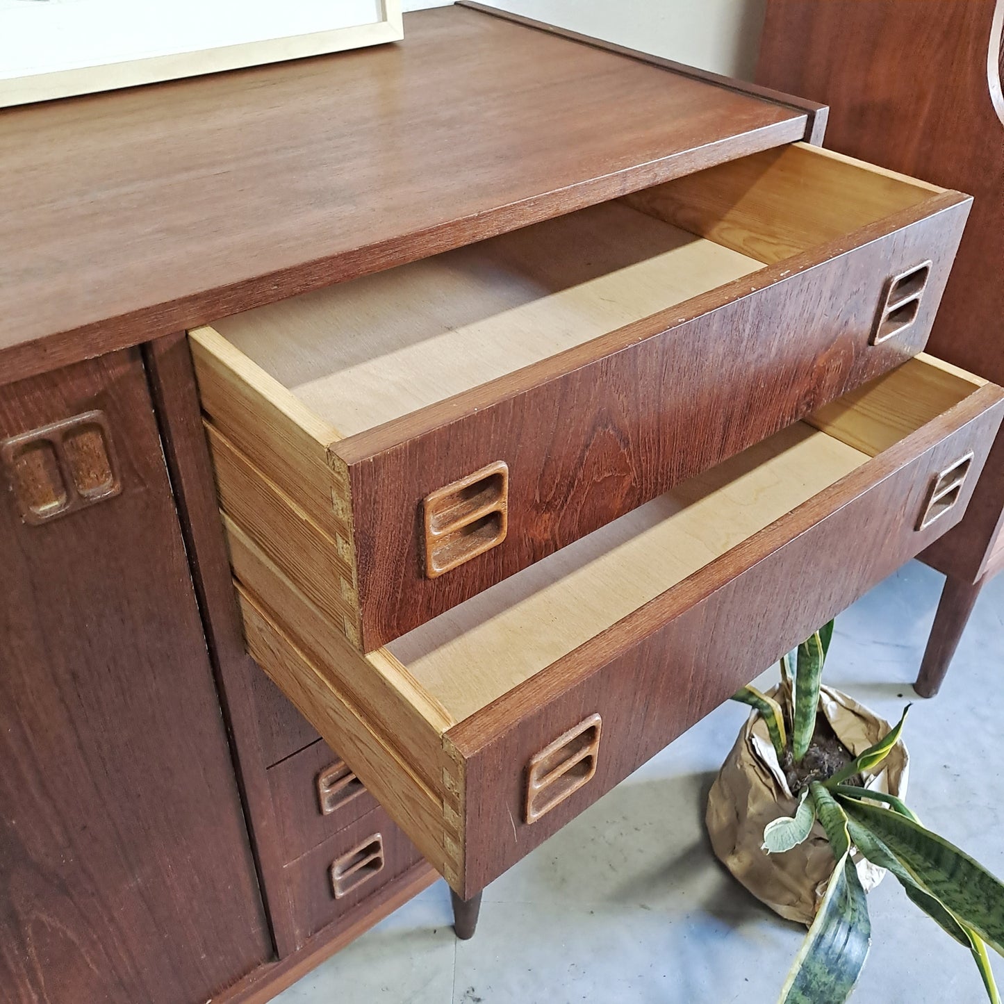 Sideboard vintage design danese originale anni 50 [68vc-2] misure L.200 H.84 P.43