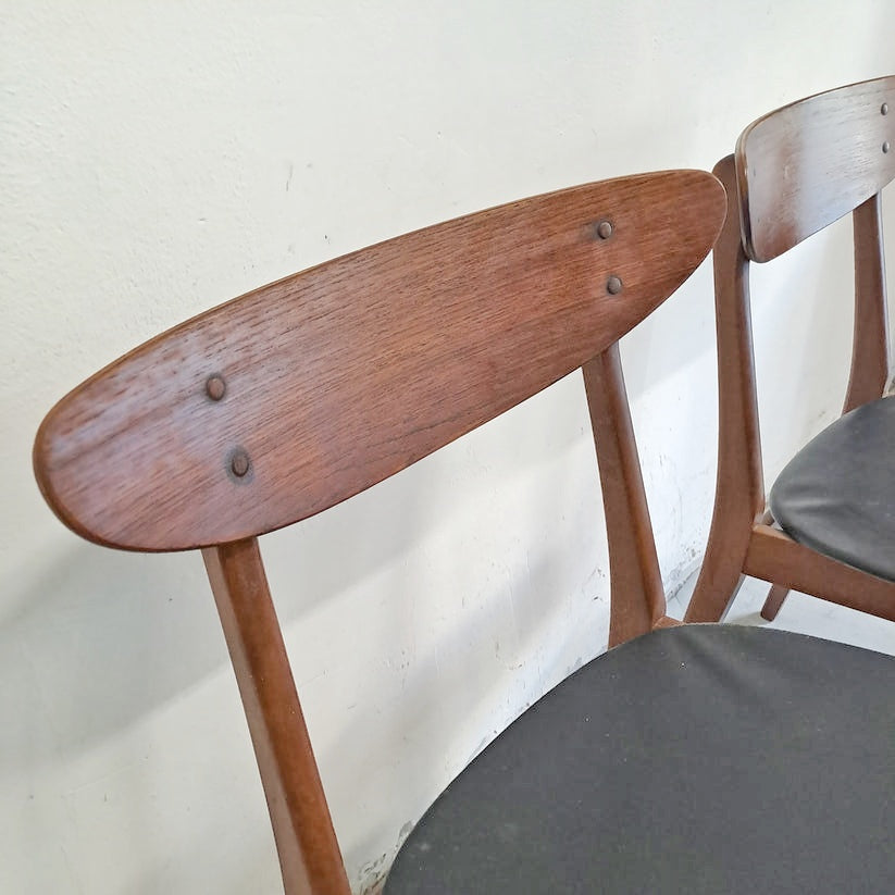 Sedie Farstrup n.210 design danese originale vintage anni 60 [72rdx-fst2n2]