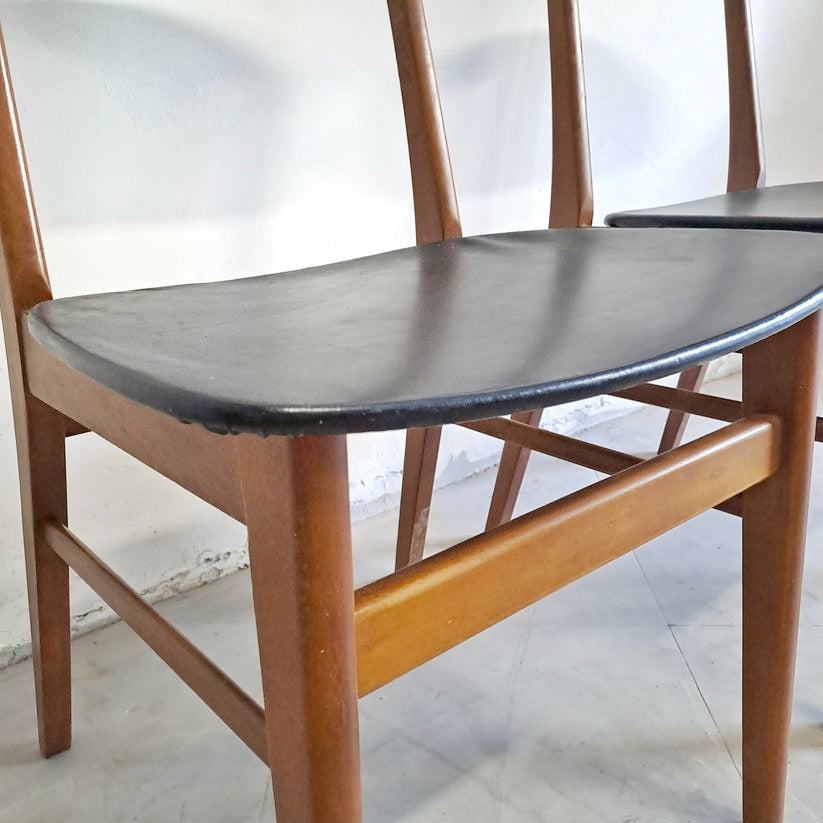 Sedie Farstrup n.210 design danese originale vintage anni 60 [72rdx-fst2n2]