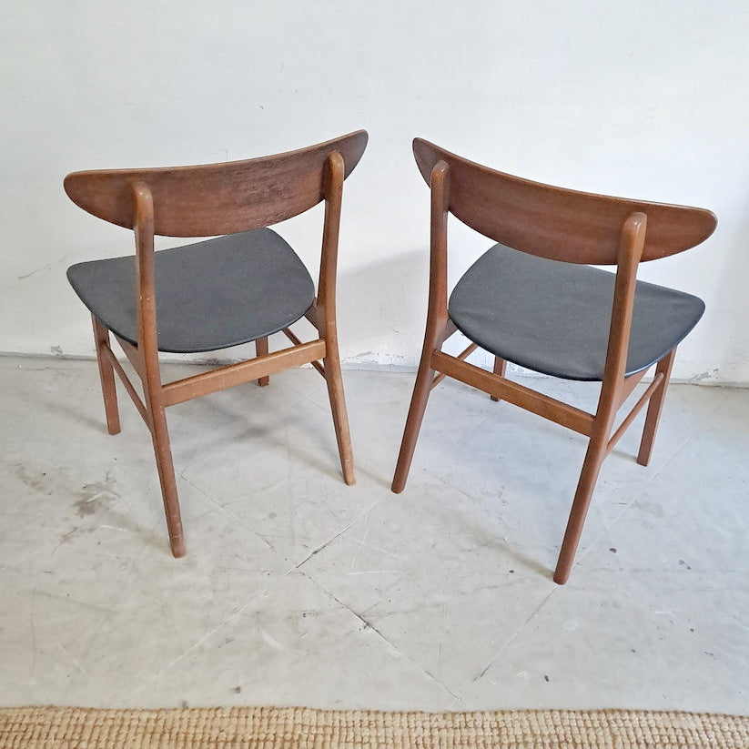 Sedie Farstrup n.210 design danese originale vintage anni 60 [72rdx-fst2n2]