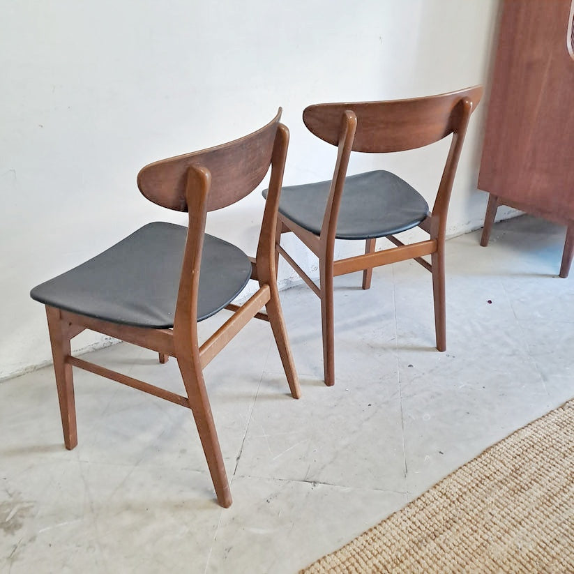 Sedie Farstrup n.210 design danese originale vintage anni 60 [72rdx-fst2n2]