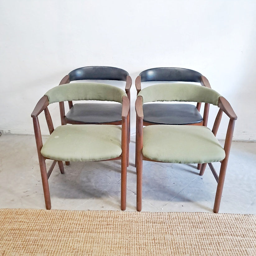 Sedie Thomas Harlev n.213 design danese originale vintage anni 50 [58j-61j-37845+38174]