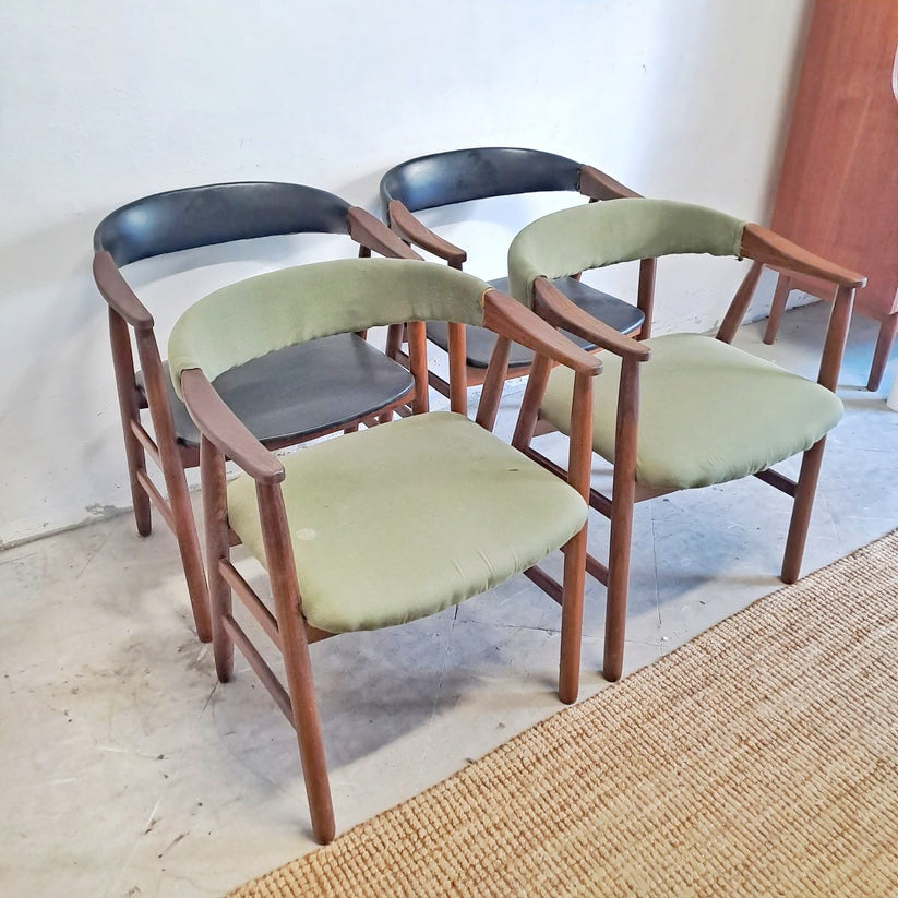 Sedie Thomas Harlev n.213 design danese originale vintage anni 50 [58j-61j-37845+38174]