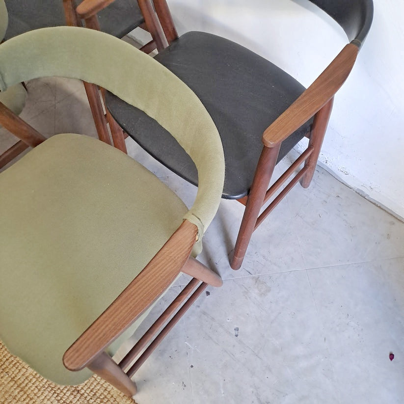 Sedie Thomas Harlev n.213 design danese originale vintage anni 50 [58j-61j-37845+38174]