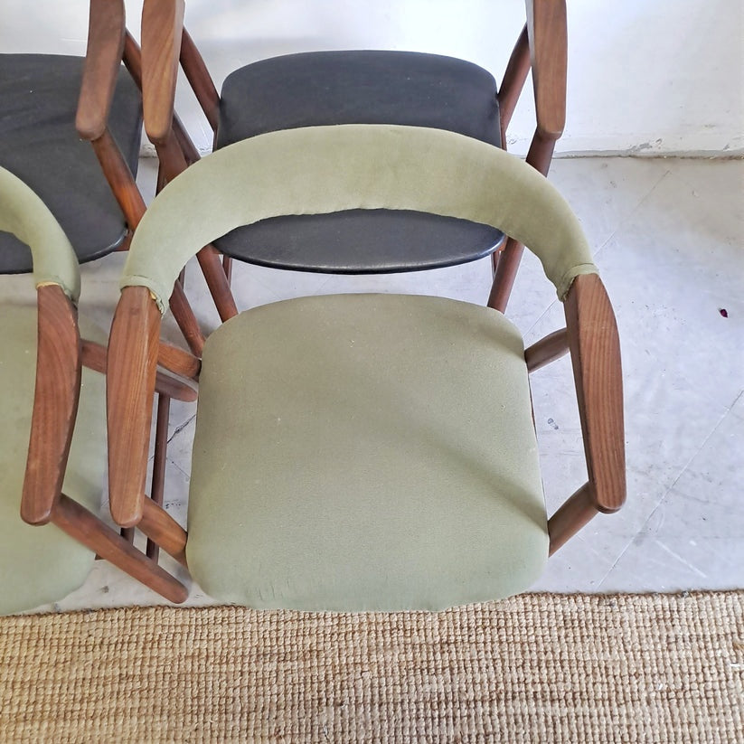 Sedie Thomas Harlev n.213 design danese originale vintage anni 50 [58j-61j-37845+38174]
