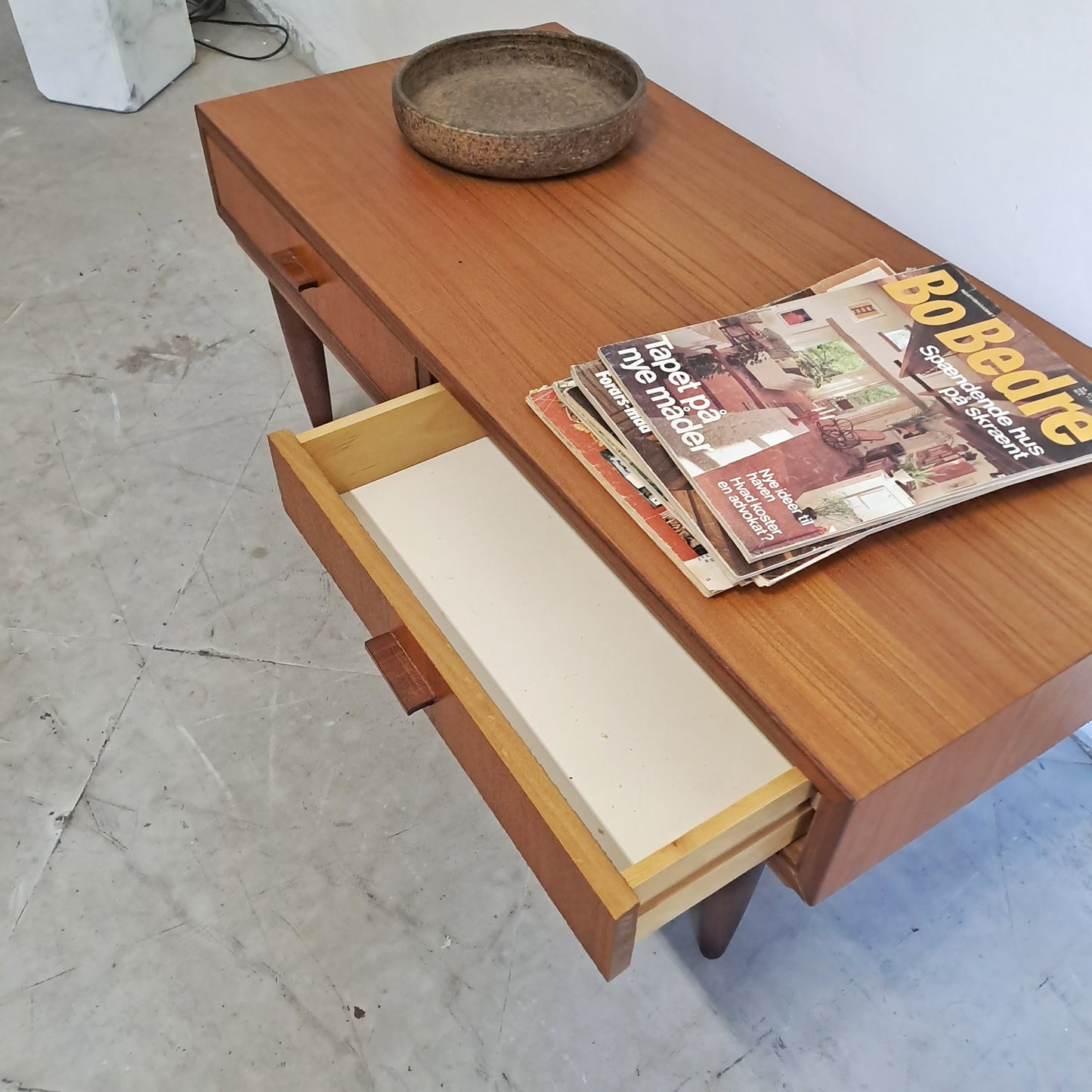 Tavolino design danese vintage anni 60 [73vnt-2] misure L.91 H.38 P.42