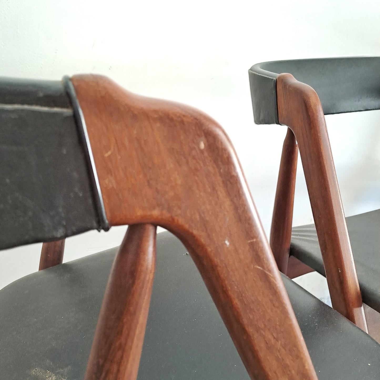 Sedie Th.Harlev mod.205 design danese originale vintage anni 60 [73st-4]