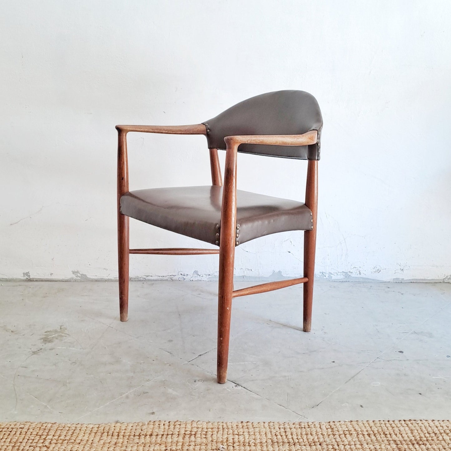 Poltroncina Kurt Olsen design danese vintage anni 50 [pst56-sv]