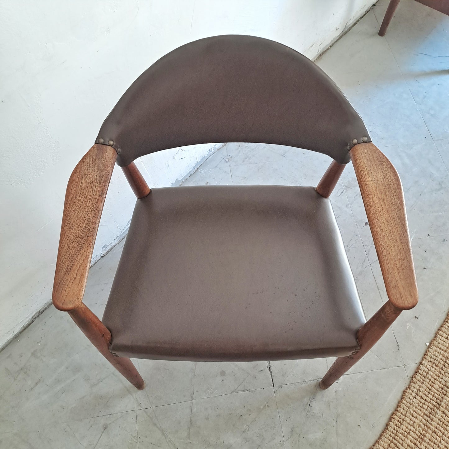 Poltroncina Kurt Olsen design danese vintage anni 50 [pst56-sv]