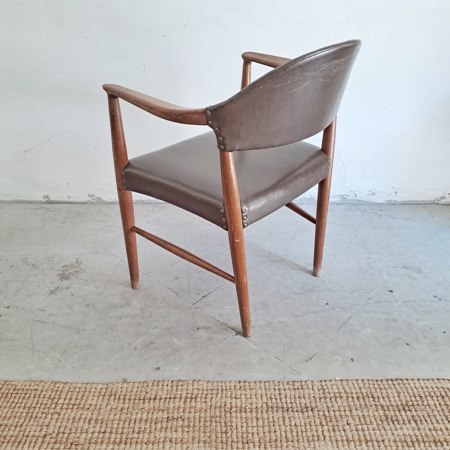 Poltroncina Kurt Olsen design danese vintage anni 50 [pst56-sv]