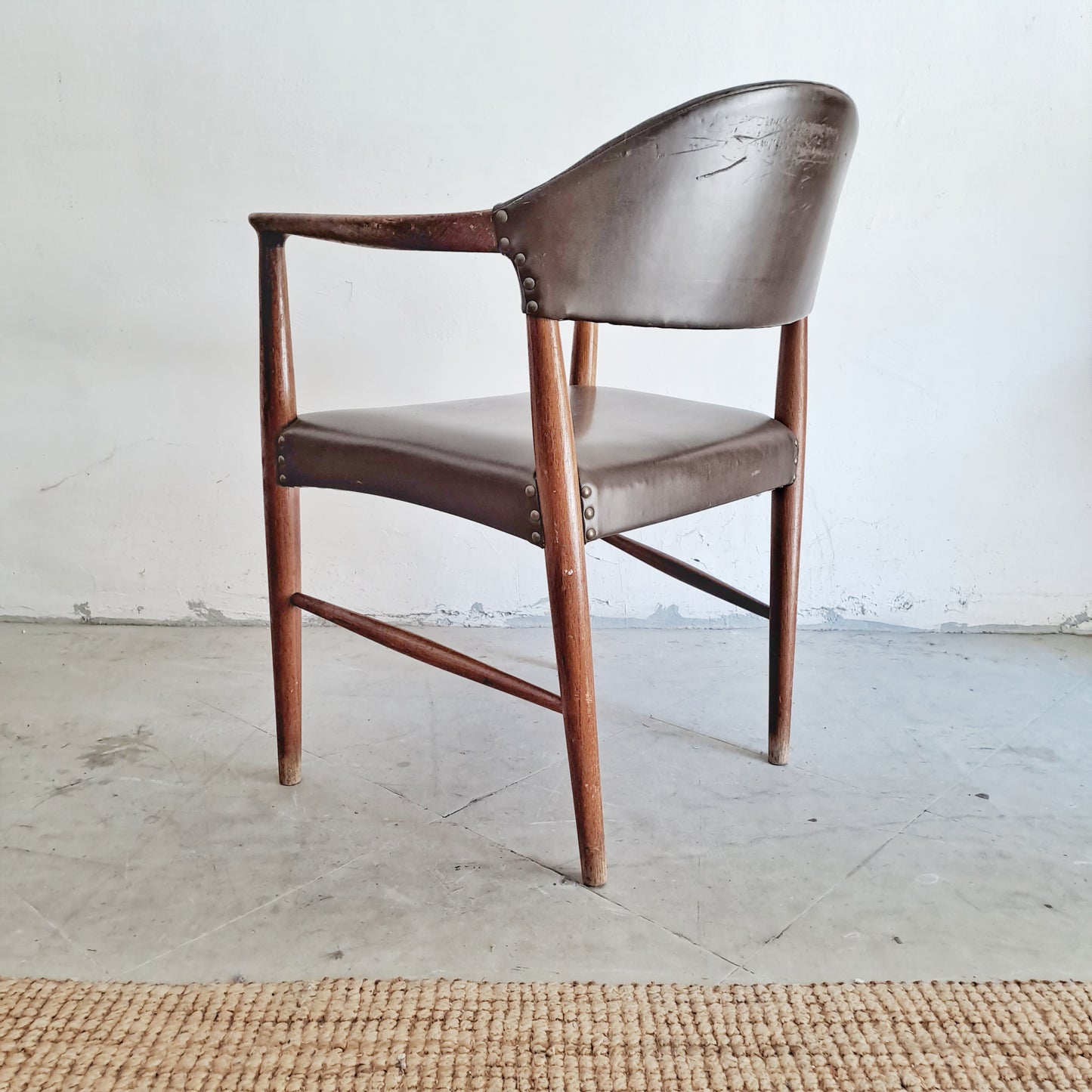 Poltroncina Kurt Olsen design danese vintage anni 50 [pst56-sv]