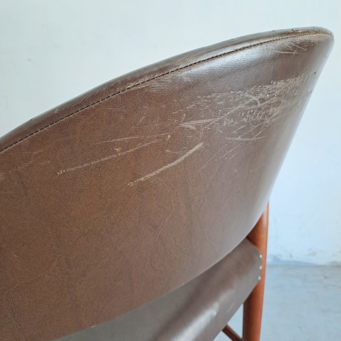 Poltroncina Kurt Olsen design danese vintage anni 50 [pst56-sv]