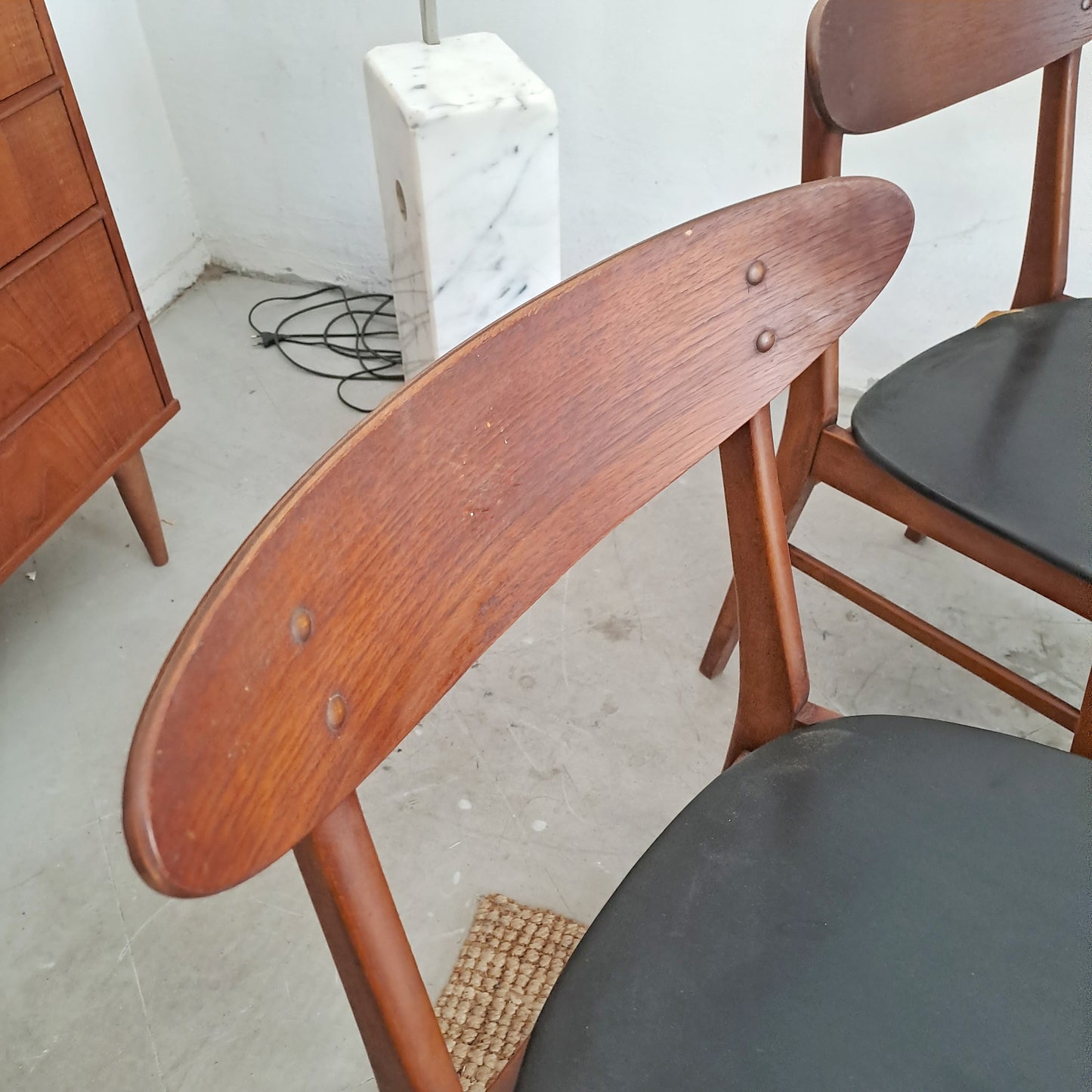 Sedie Farstrup n.210 design danese originale vintage anni 60 [76j4]