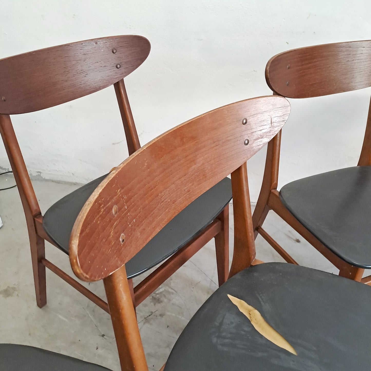 Sedie Farstrup n.210 design danese originale vintage anni 60 [76j4]