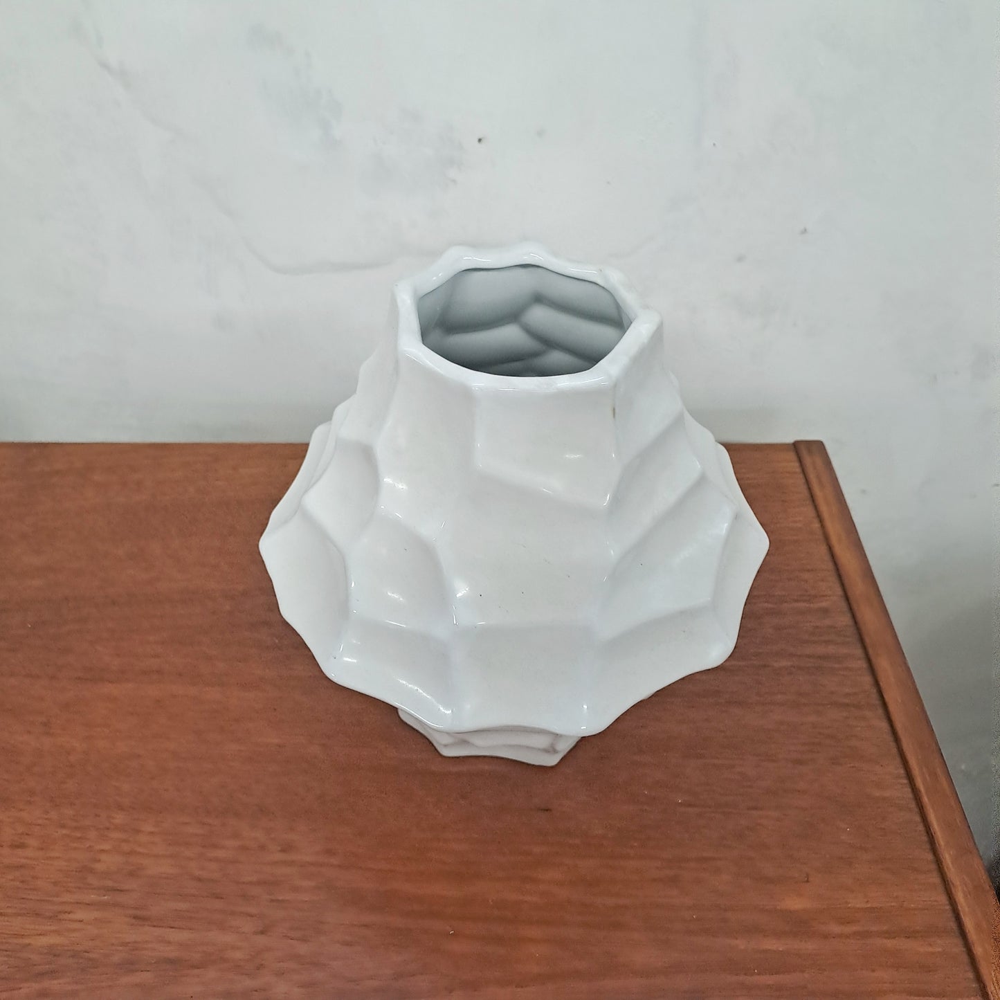 Vaso design scandinavo vintage anni 60 [76bianco]